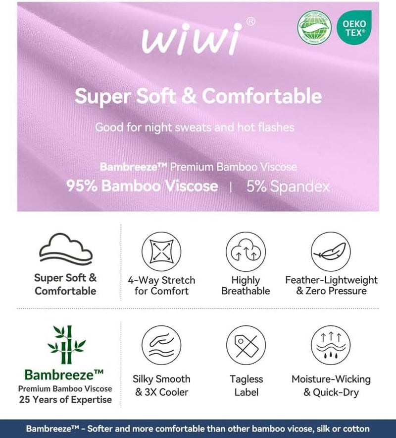 Bamboo Viscose Pajamas for Women Soft Capri Pants Pajama Sets plus Size Sleepwear Pjs Loungewear S-4X