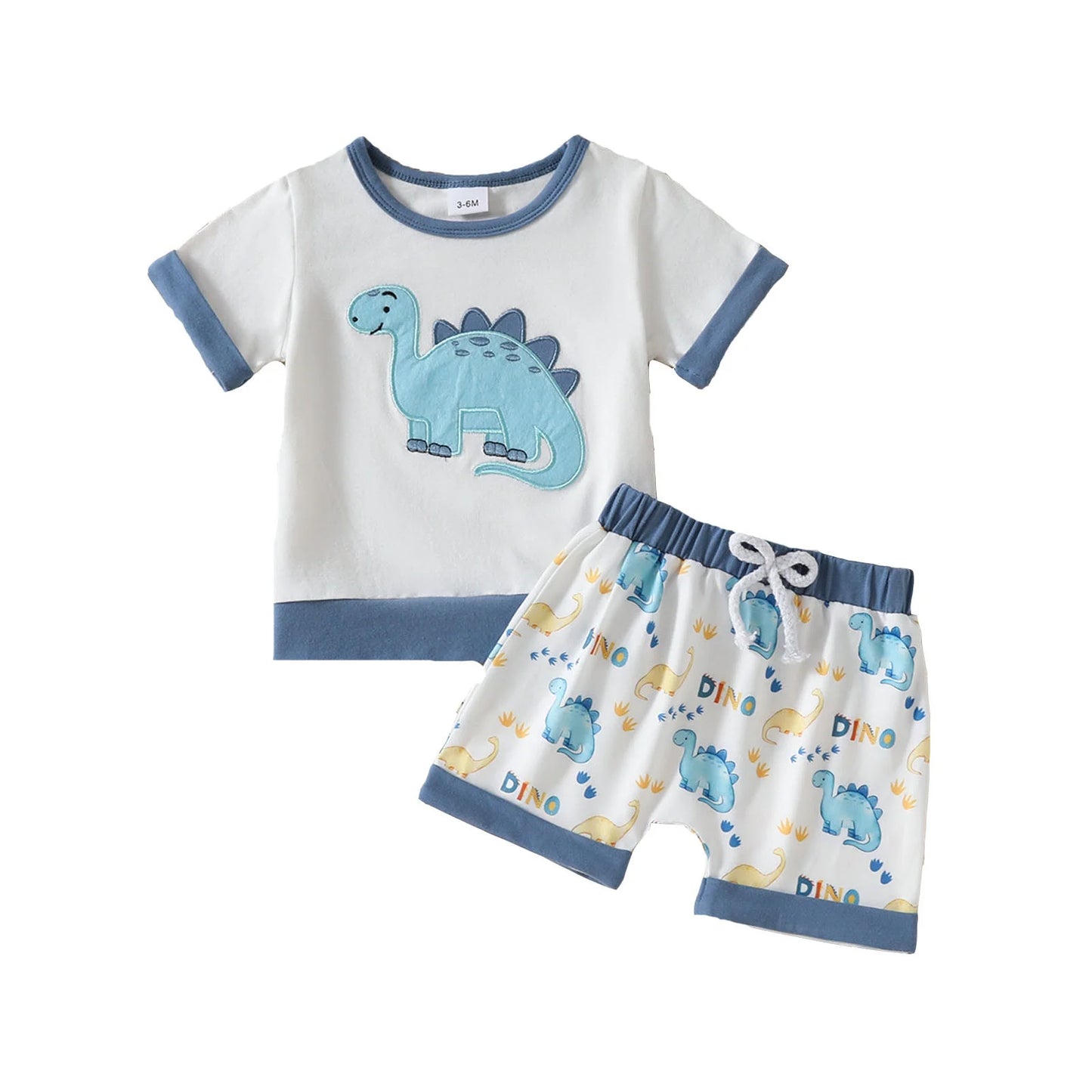 Toddler Boy Summer Shorts Set 2 Piece Girls Short Sleeve Cartoon Prints T Shirt Pullover Tops Shorts Clothes Set Outfits,Size 12-181 Months