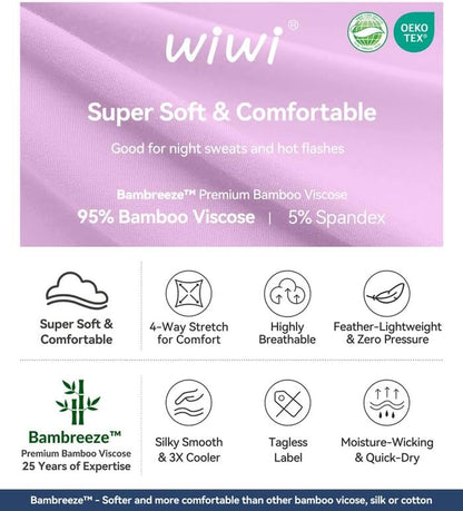 Bamboo Viscose Pajamas for Women Soft Capri Pants Pajama Sets plus Size Sleepwear Pjs Loungewear S-4X