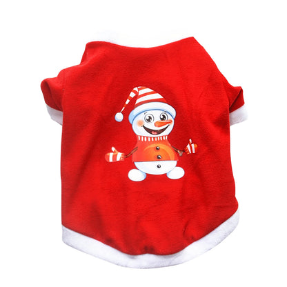 Pet Dog Winter Christmas Dog Clothes for Large Dogs Girl Print Plush Clothes Dog Warm Clothes Big Dog Pet Dog Long Sleeve Top Puppies Clothes for Boy Dogs Small Dogs Clothes for Winter Winter Dog